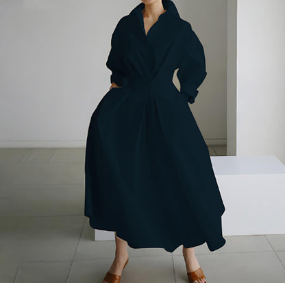 robe chemise midi élégante