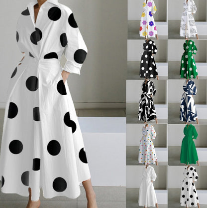 robe chemise midi élégante