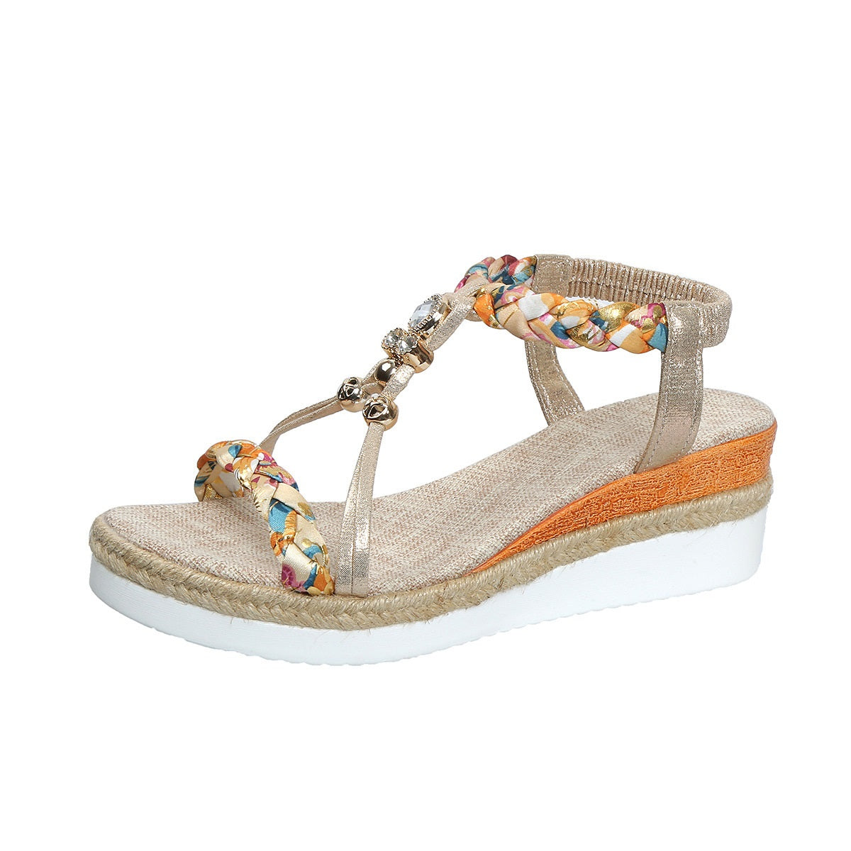 Sandales Compensées Bohème Chic