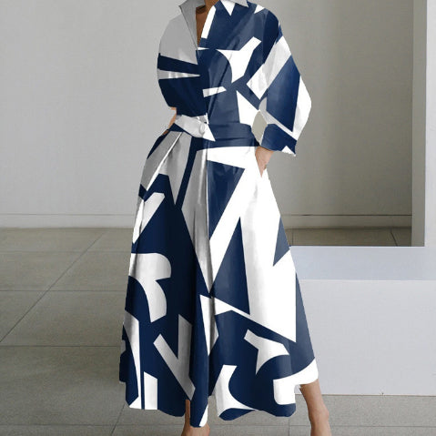 robe chemise midi élégante