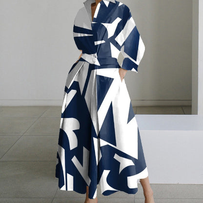 robe chemise midi élégante